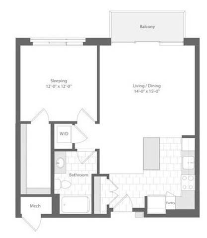 Apartment 357 floorplan