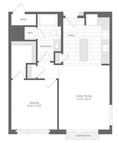 Apartment 111 floorplan